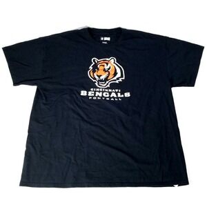 NFL Team Apparel Cincinnati Bengals‎ Football Athletic Shirt Men's Size XL